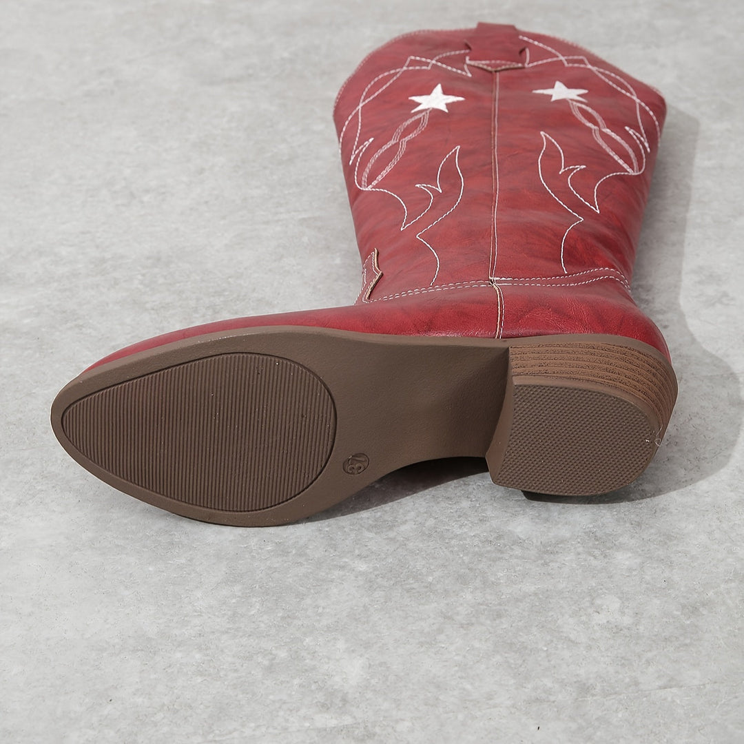 Eadith | Women's Wide Calf Western Cowboy Boots