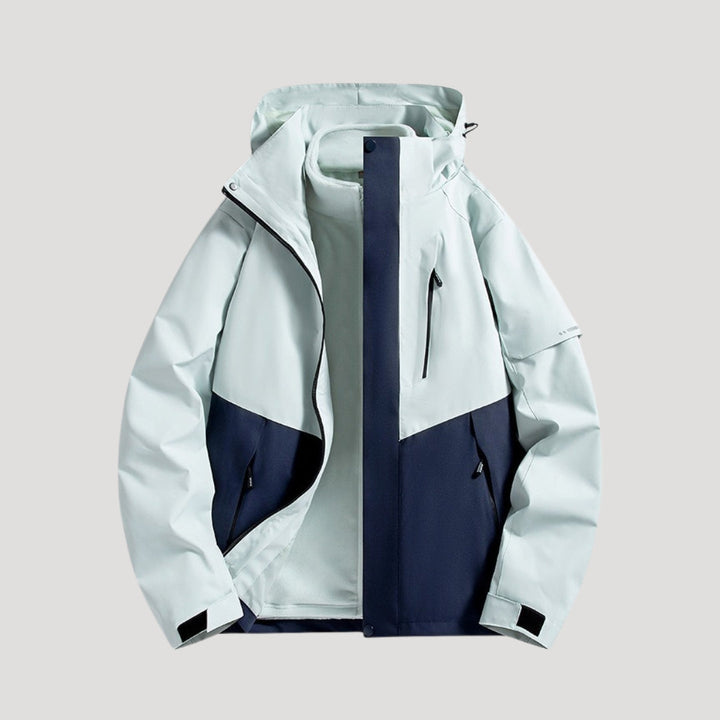 Waterproof Rain Jacket for Women - Fleece Lined Hooded Raincoat