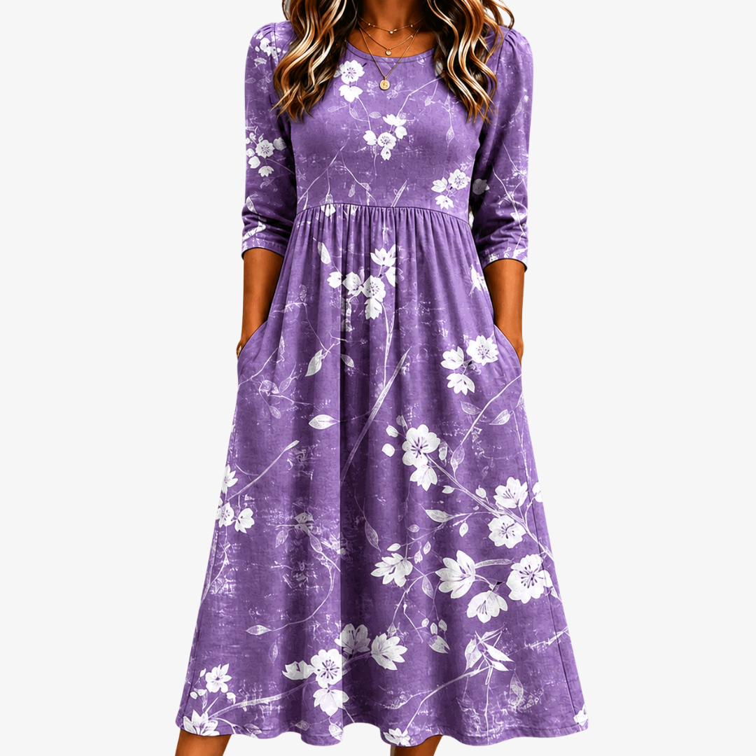 lavender bloom midi dress Lavender Bloom Midi Dress Teuta Matoshi