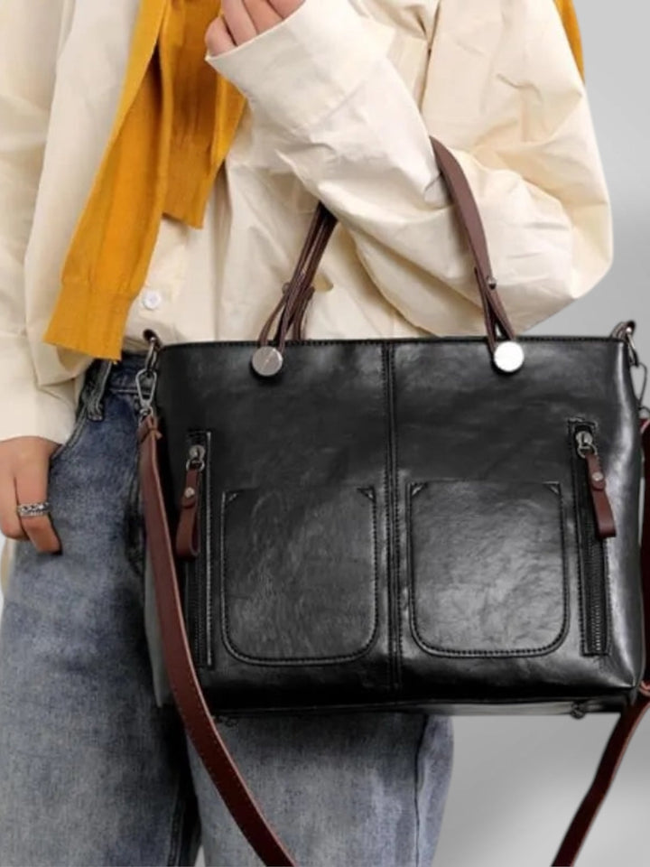 Noelle | Leather Shoulder Bag