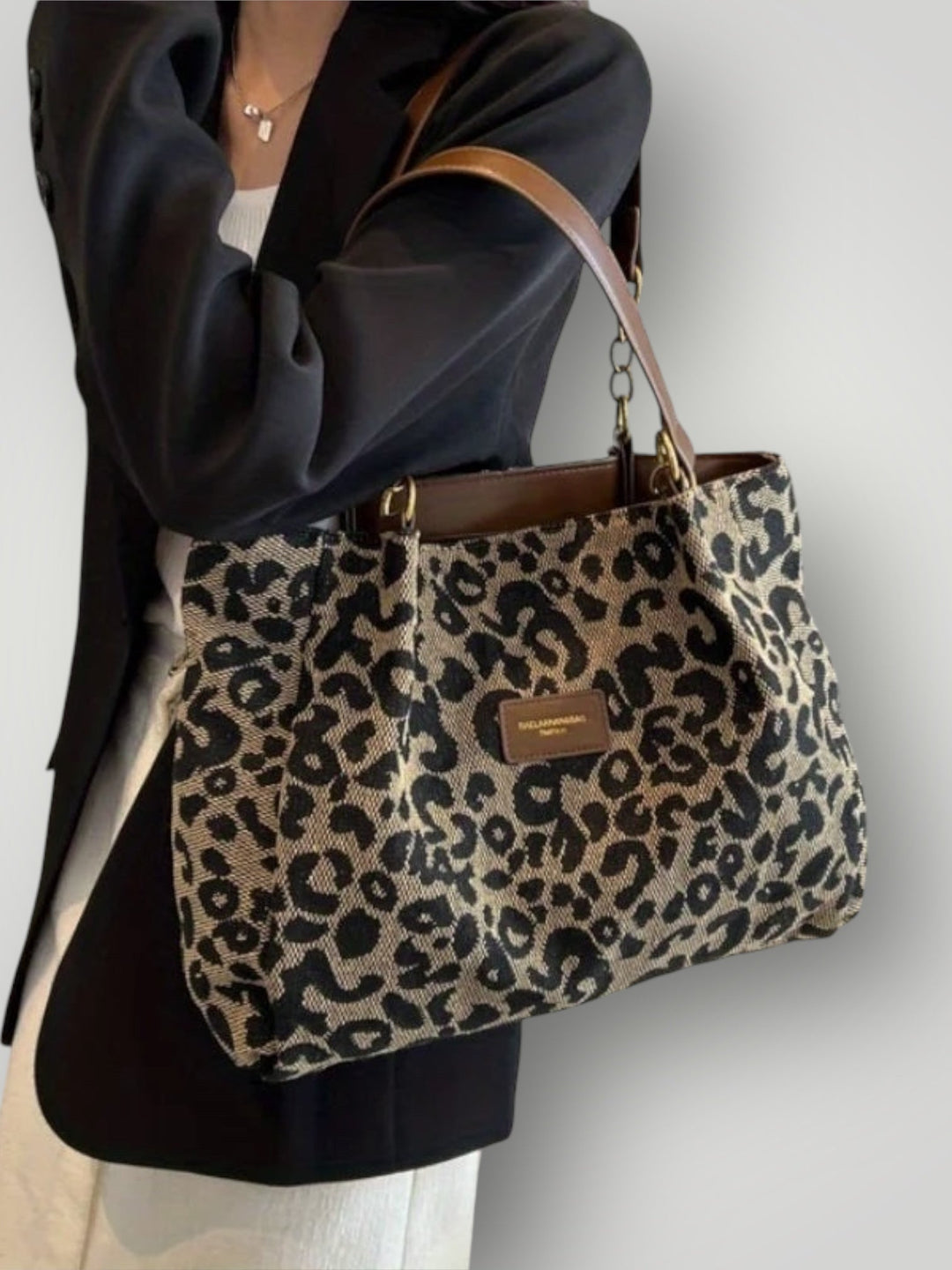 Sidonie | Leopard Print Tote