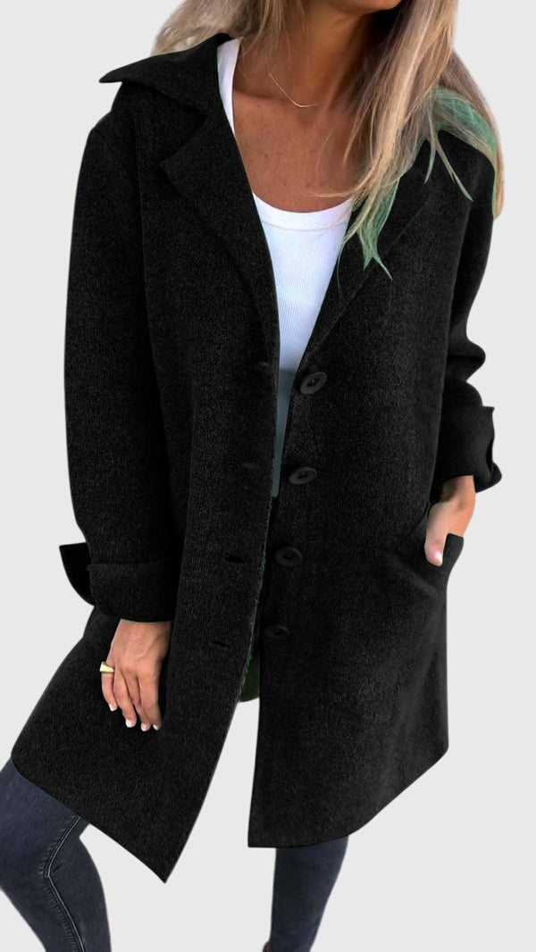 Buttoned tailored blazer for women - view 8