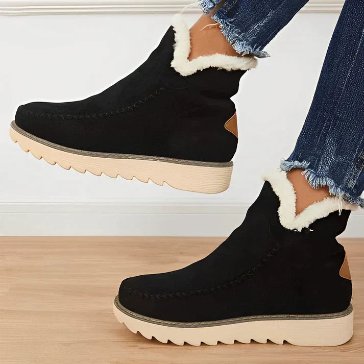 Anti-Slip Winter Boots for Women - Black