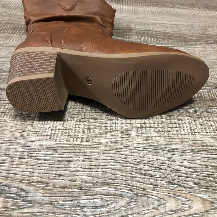 Galiene | Women's Wide Calf Western Cowboy Boots