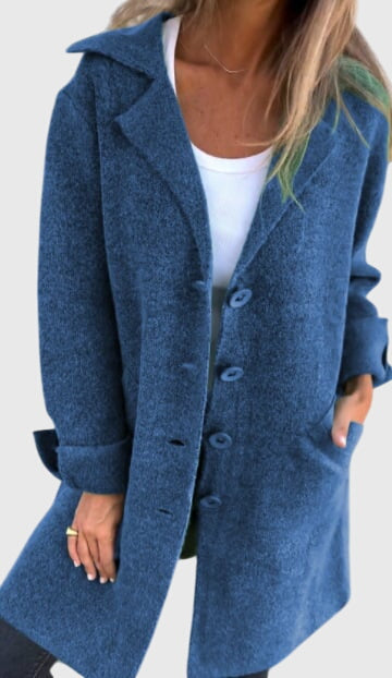 Buttoned tailored blazer for women - view 9