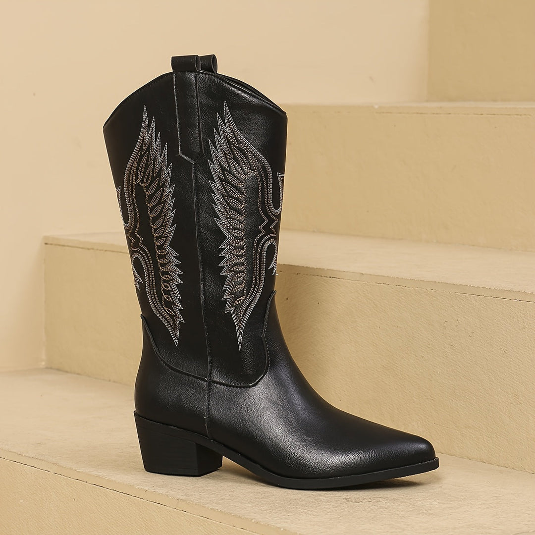 Dagny | Women's Wide Calf Western Cowboy Boots