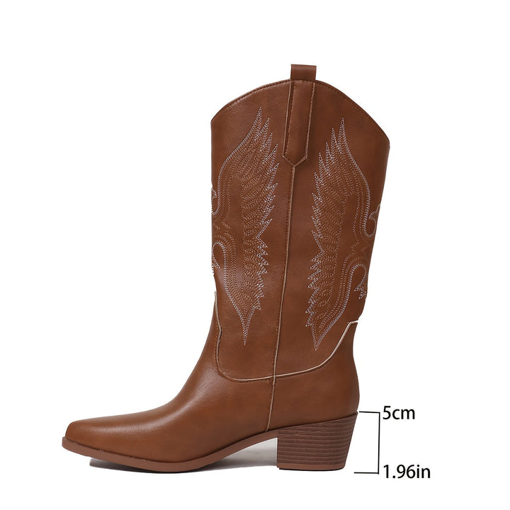 Dagny | Women's Wide Calf Western Cowboy Boots