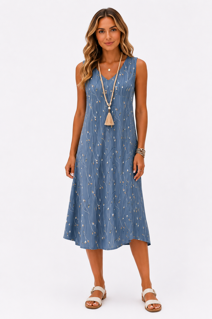 Diana™ – Floral Breeze Midi Dress