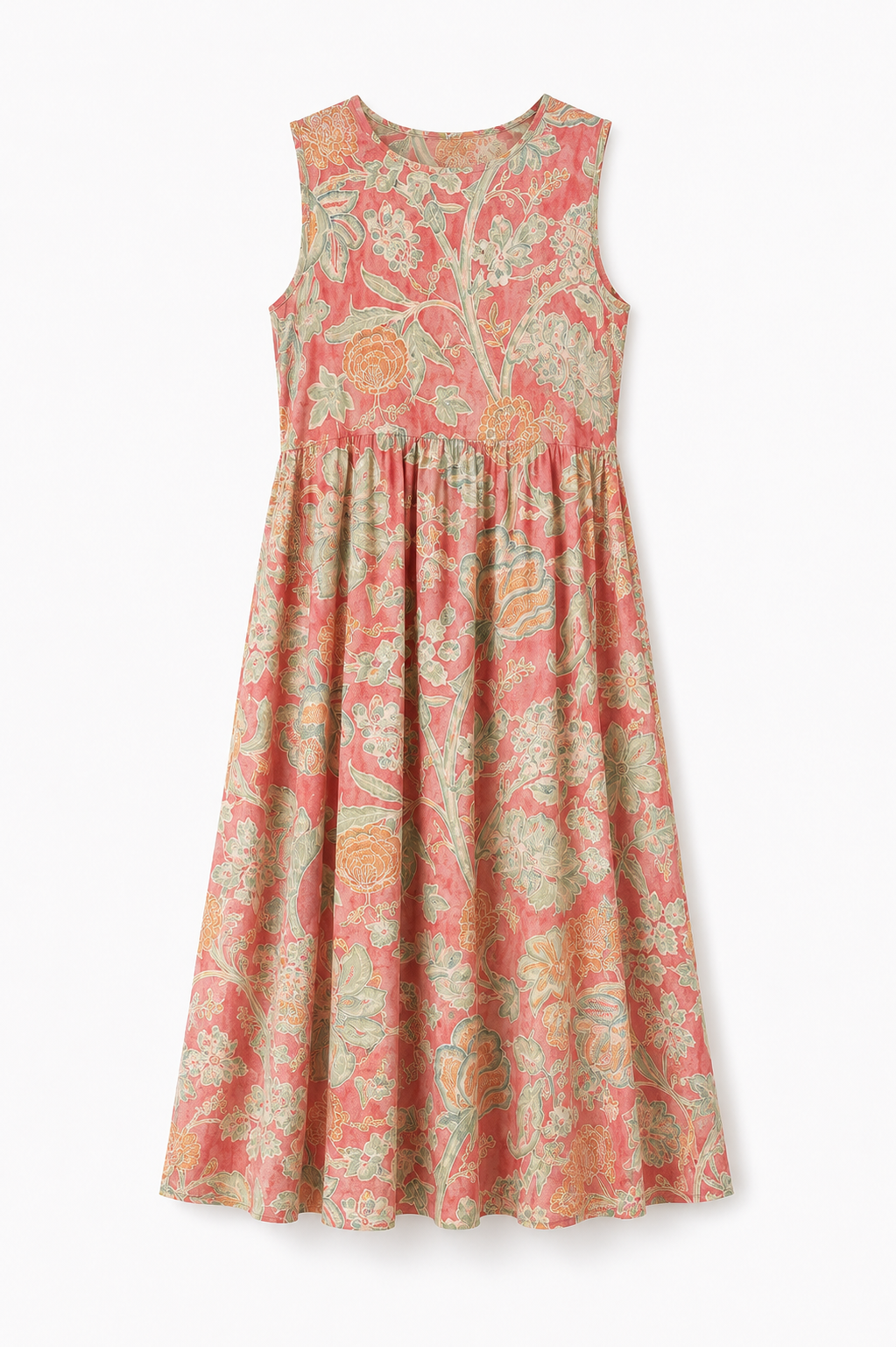 Chantal™ – Floral Sleeveless Midi Dress