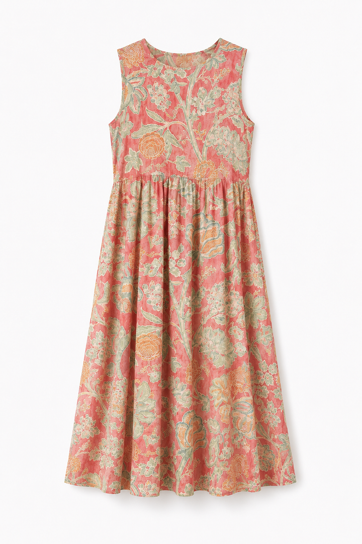 Chantal™ – Floral Sleeveless Midi Dress