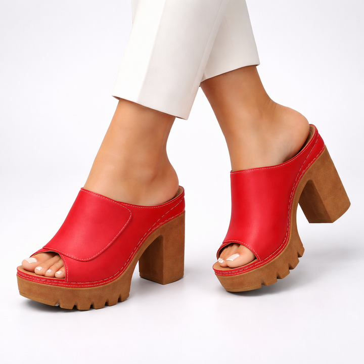 Louise | Platform Block Heel