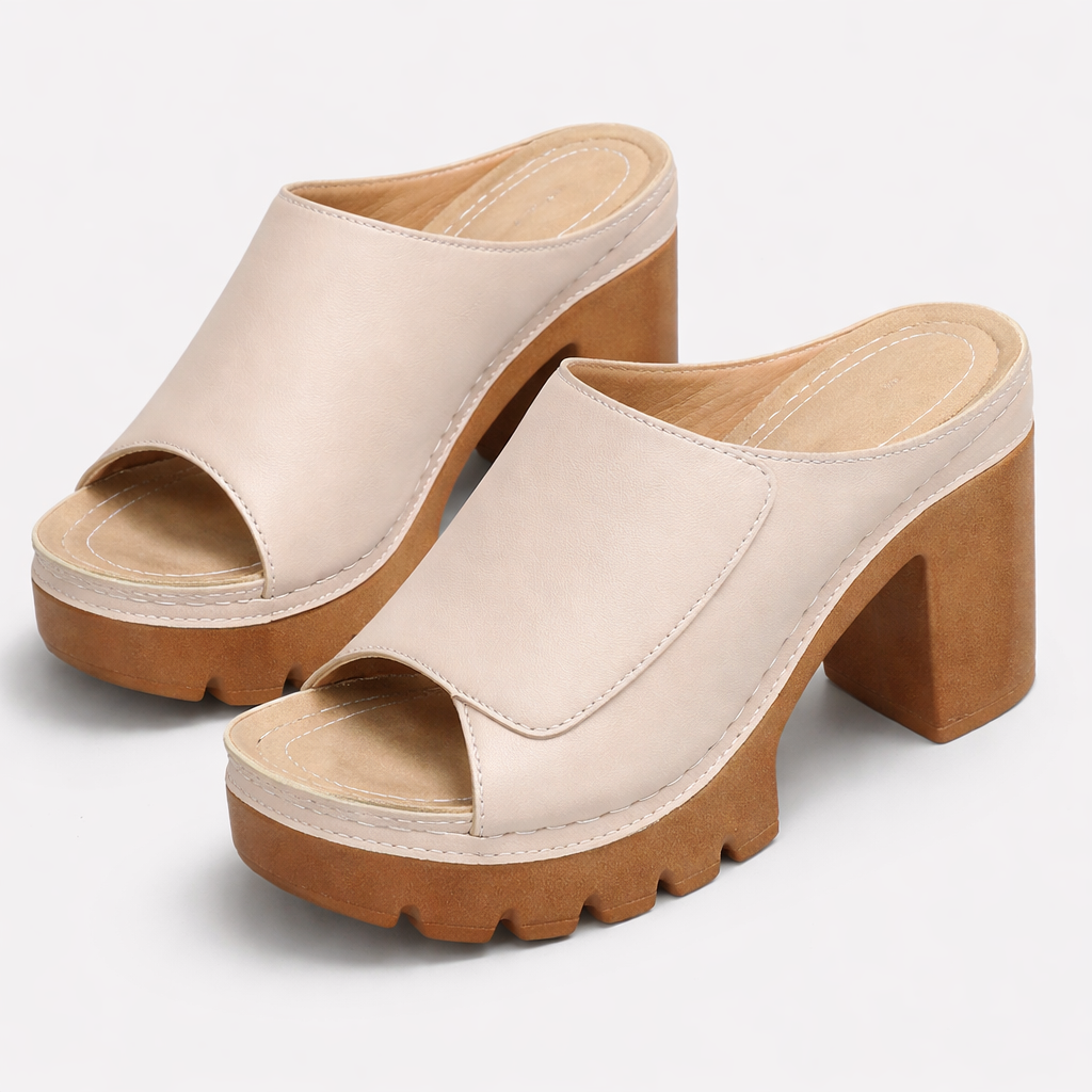 Louise | Platform Block Heel