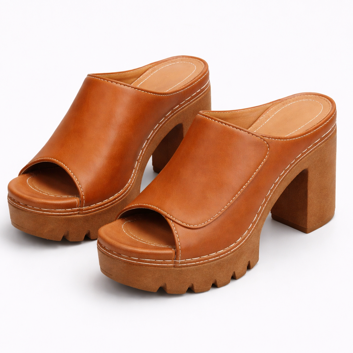 Louise | Platform Block Heel