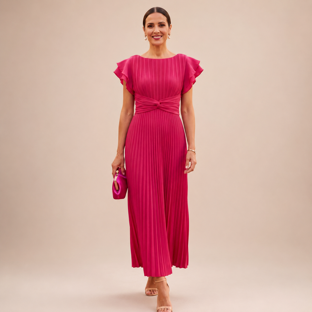 Seraphina | Elegant Pleated Maxi Dress