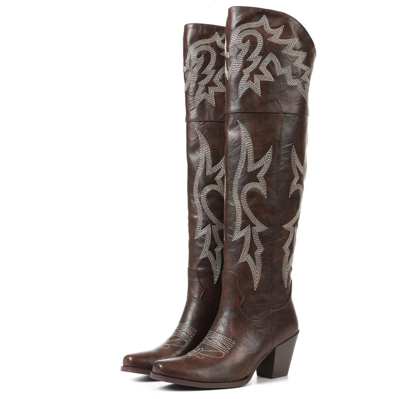 Women's over-the-knee Western boots - view 1