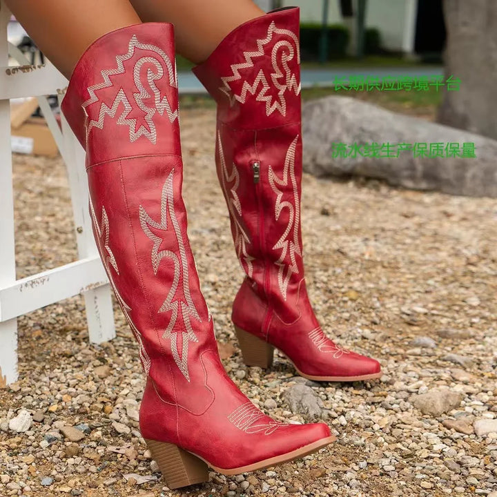 Women's over-the-knee Western boots - view 4