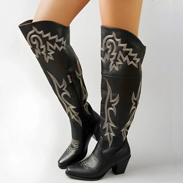 Women's over-the-knee Western boots - view 9