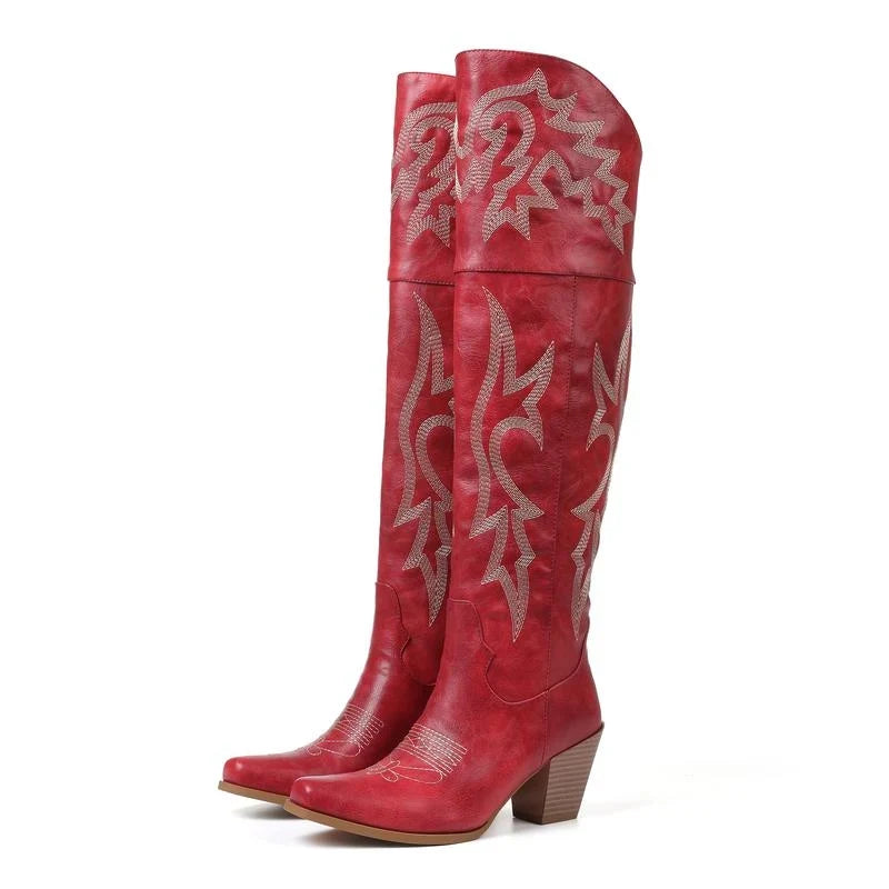 Women's over-the-knee Western boots - view 10