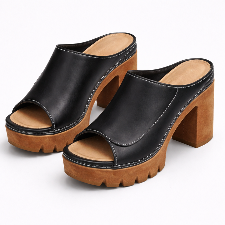 Louise | Platform Block Heel