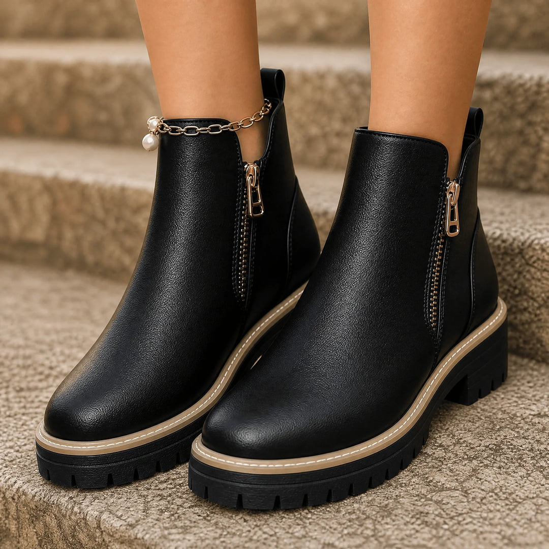 Women's platform Chelsea ankle boots - view 1