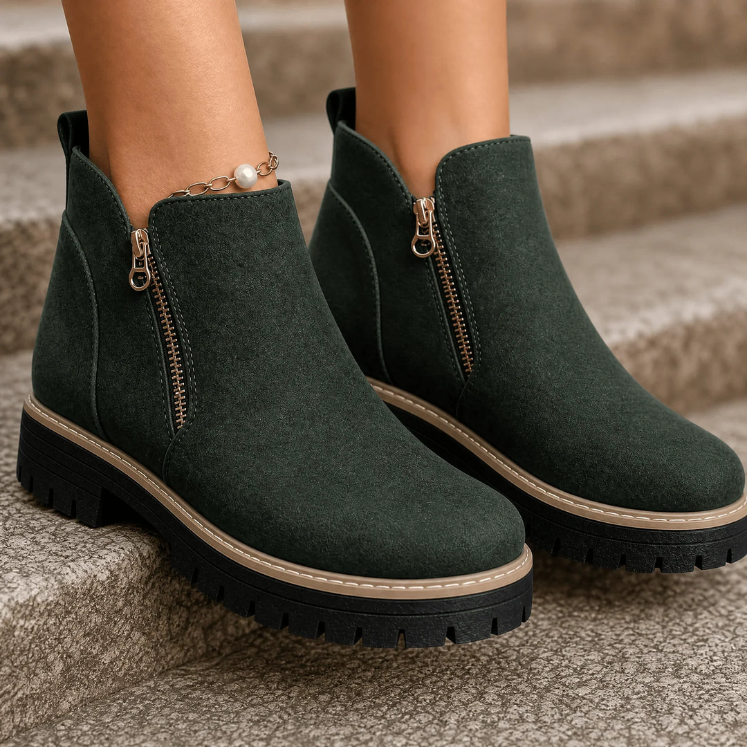 Women's platform Chelsea ankle boots - view 13
