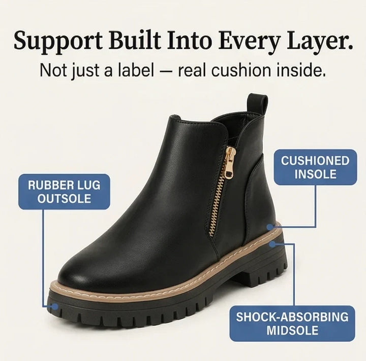 Women's platform Chelsea ankle boots - view 7