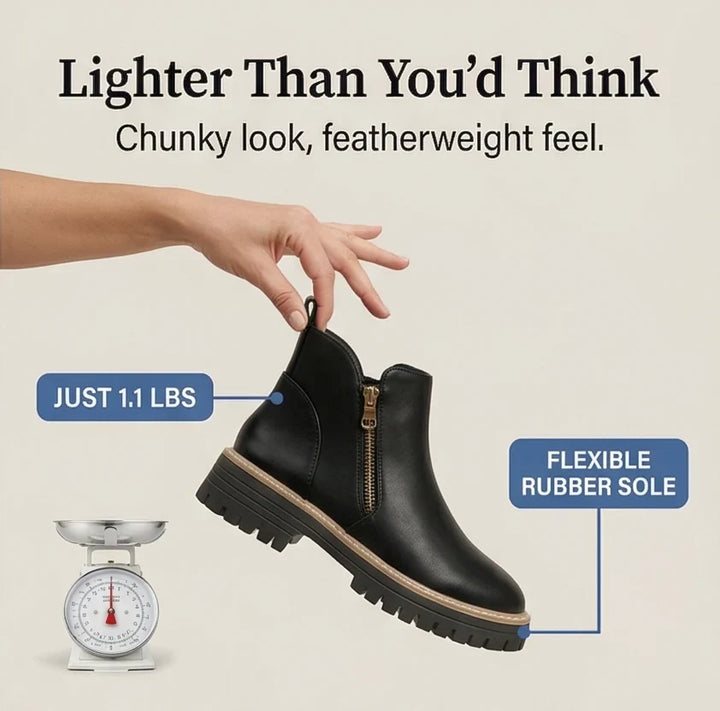 Women's platform Chelsea ankle boots - view 8