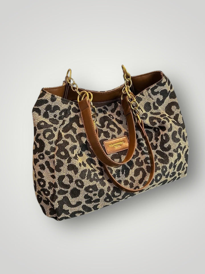 Sidonie | Leopard Print Tote