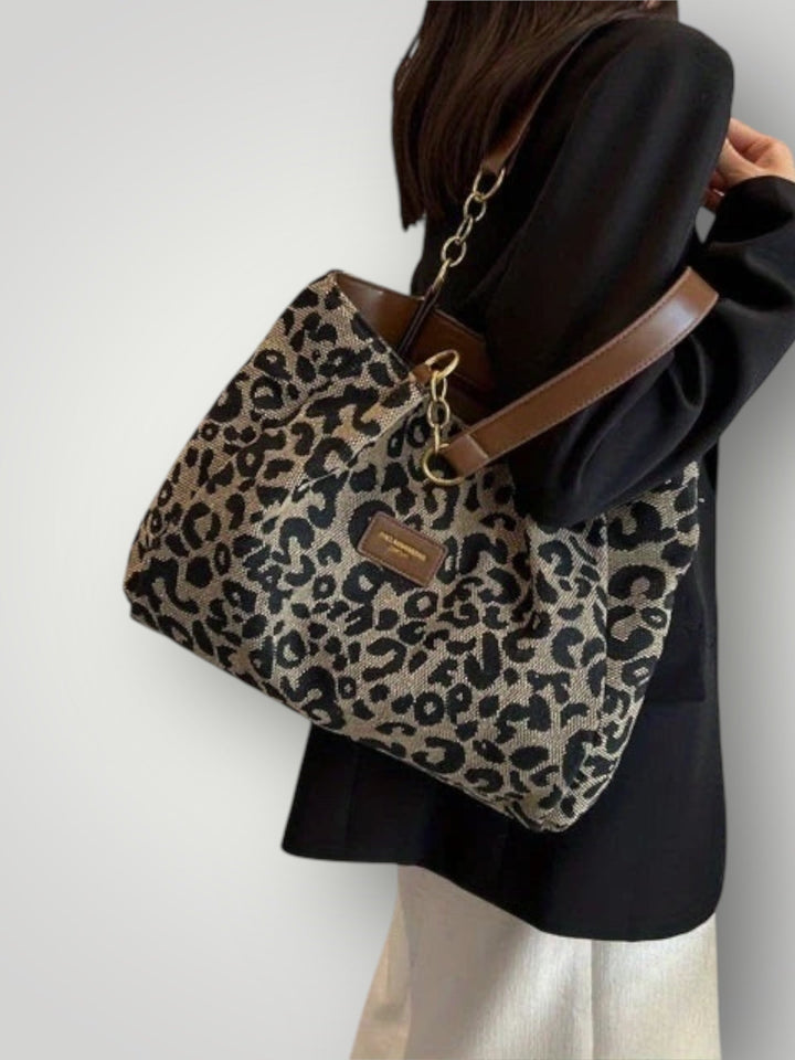 Sidonie | Leopard Print Tote