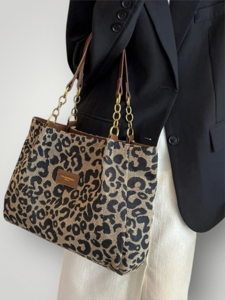 Sidonie | Leopard Print Tote