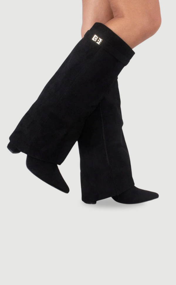 Classic Suede Knee High Boots for Women - front view