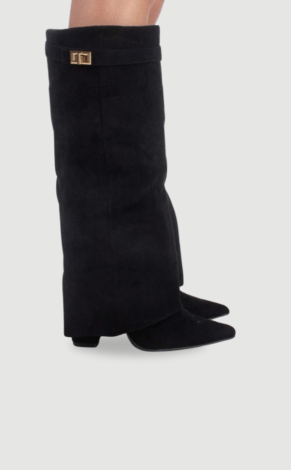 Classic Suede Knee High Boots for Women - detail view