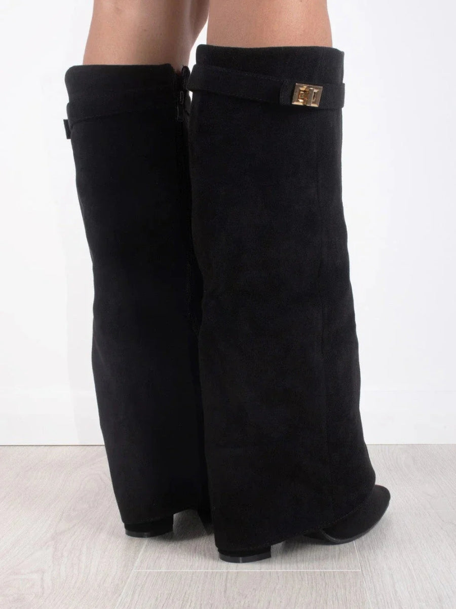 Classic Suede Knee High Boots for Women - detail 6