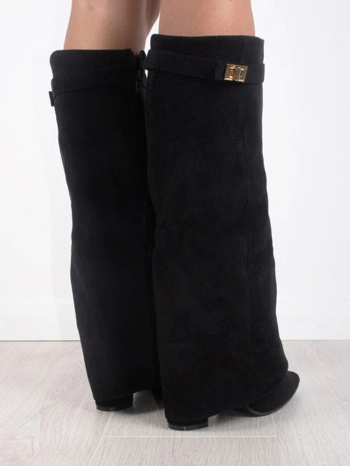Classic Suede Knee High Boots for Women - detail 6