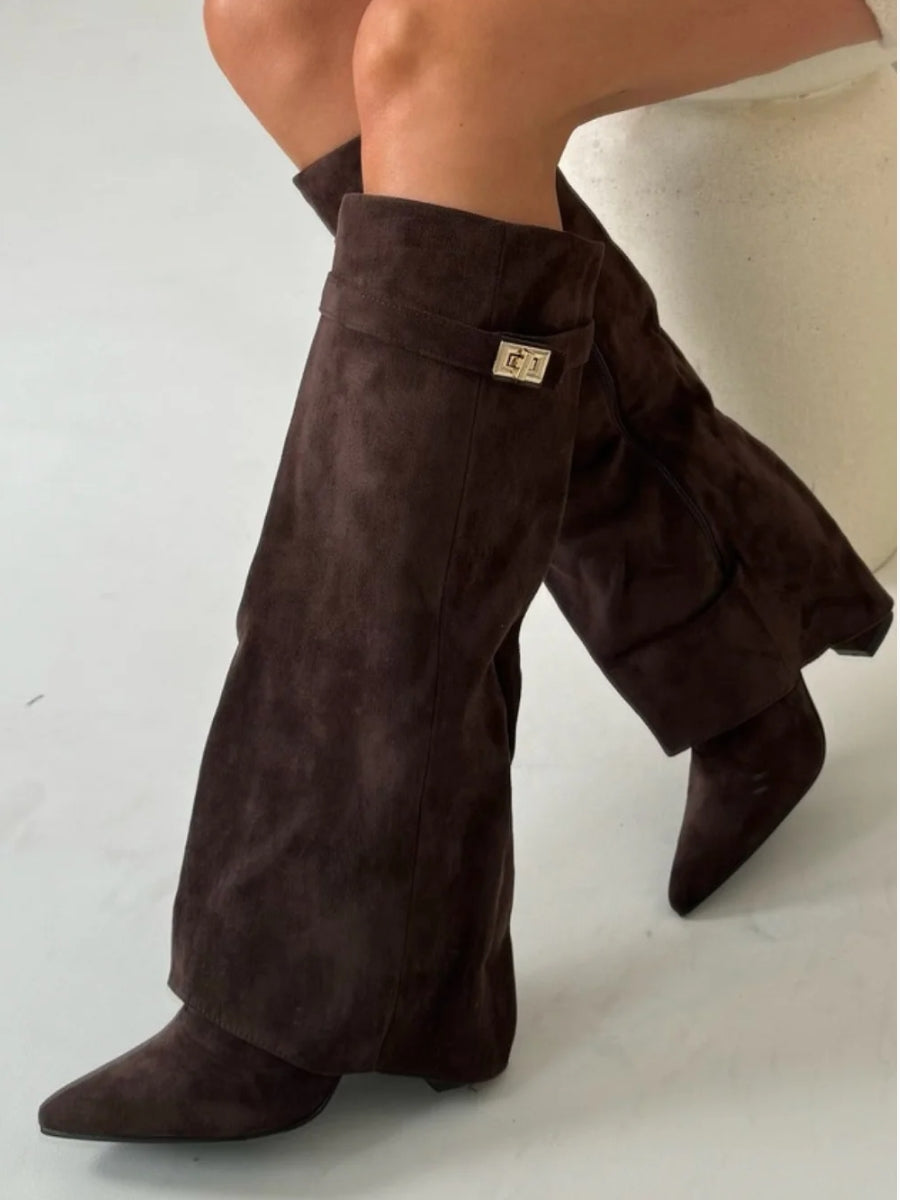 Classic Suede Knee High Boots for Women - detail 10