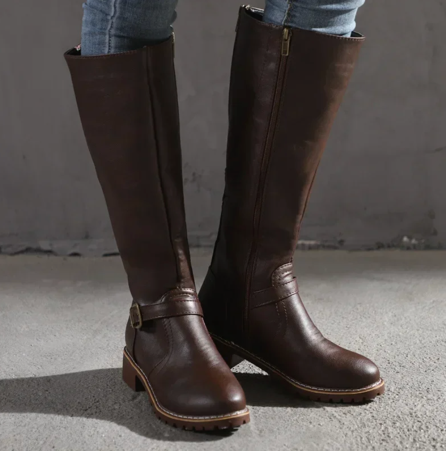 Classic Knee High Boots for Women - side view