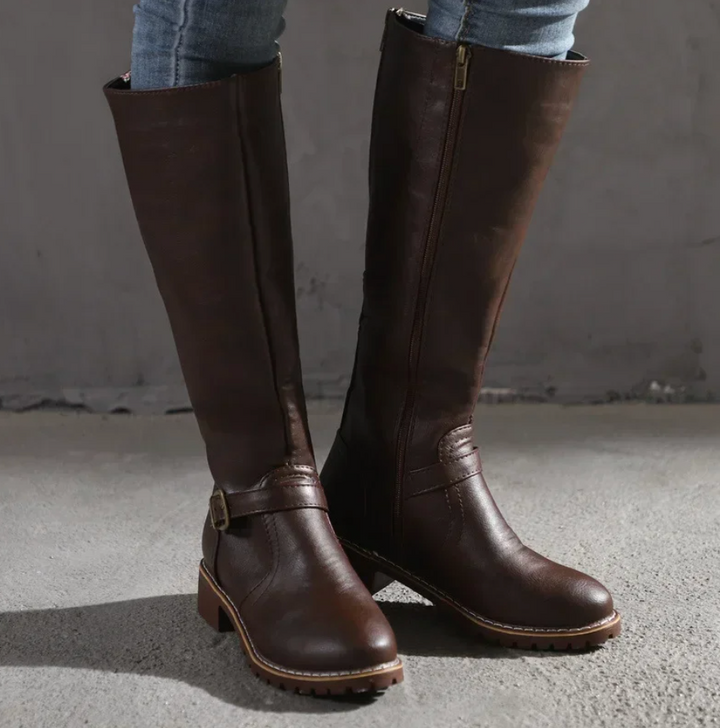 Classic Knee High Boots for Women - side view