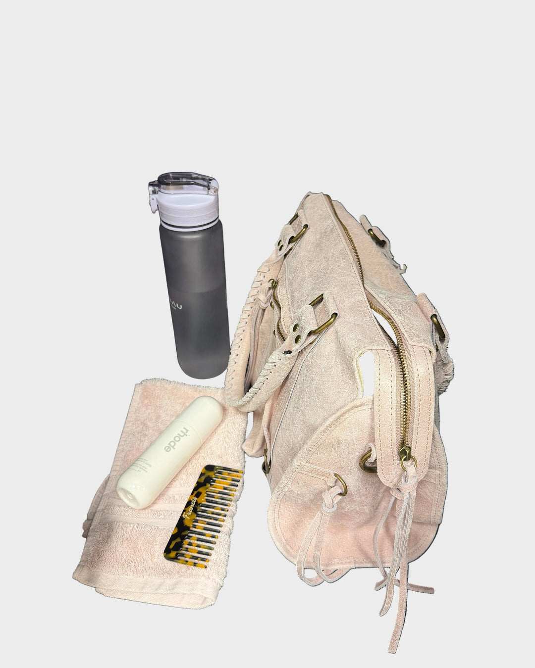 Ines | Zip Closure Shoulder Bag