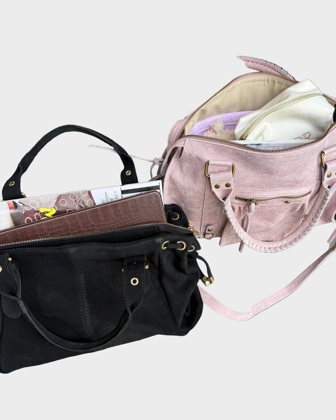 Ines | Zip Closure Shoulder Bag