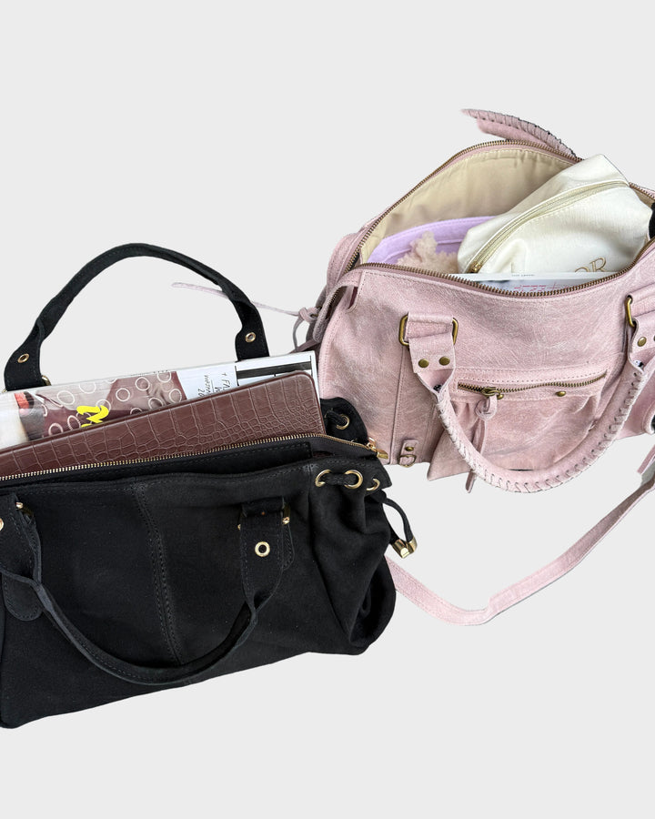 Ines | Zip Closure Shoulder Bag