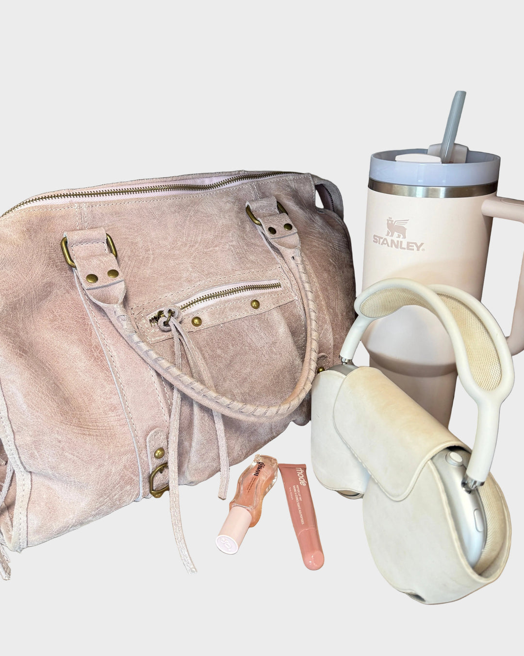Ines | Zip Closure Shoulder Bag