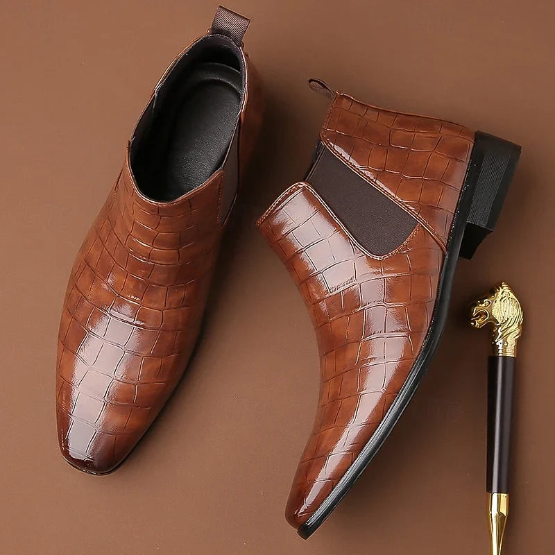 Unisex leather Chelsea boots - view 8