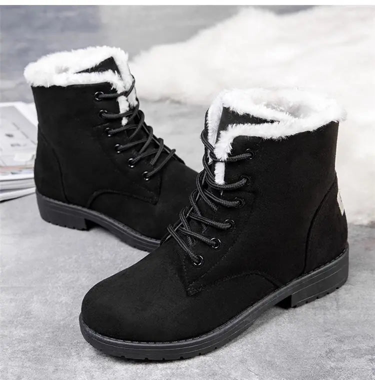 Elegant Winter Boots for Women - Black