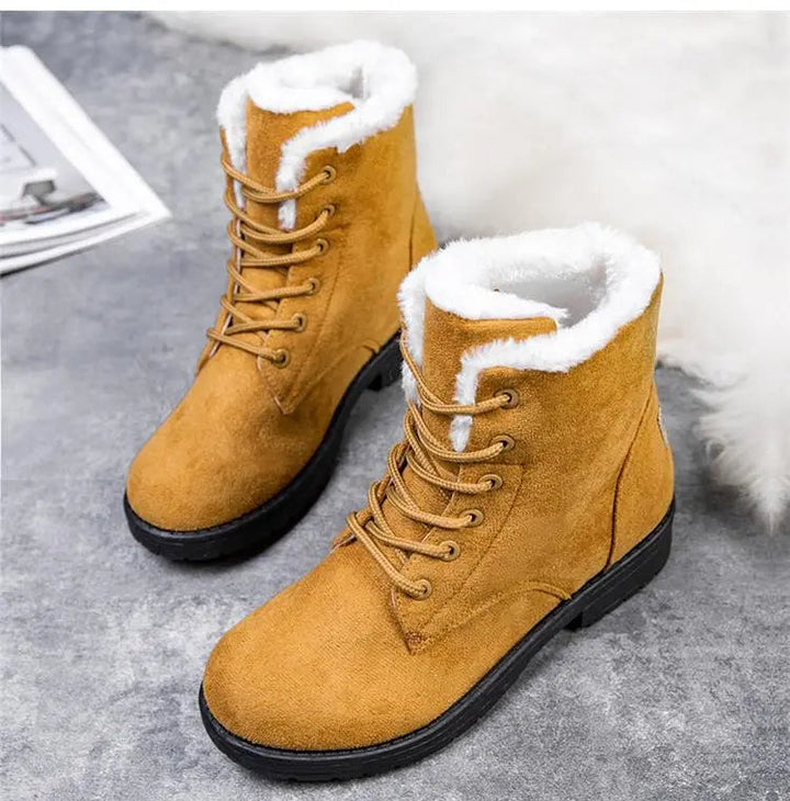 Elegant Winter Boots for Women - Yellow