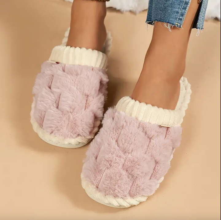 Knit Slippers for Women Durable Sole Breathable