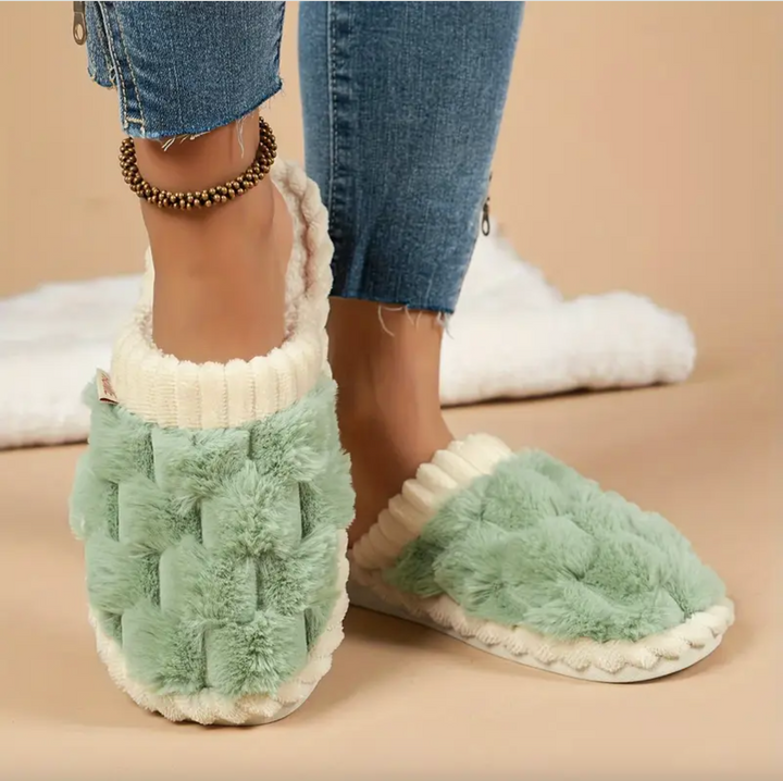 Knit Slippers for Women Durable Sole Breathable