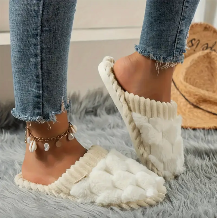 Knit Slippers for Women Durable Sole Breathable
