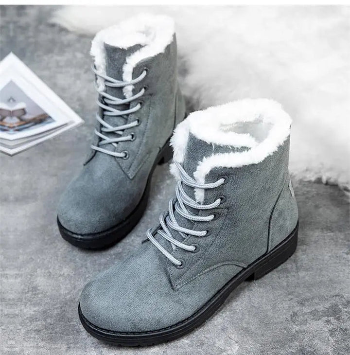 Elegant Winter Boots for Women - Grey