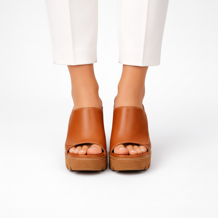 Louise | Platform Block Heel
