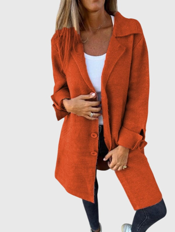 Buttoned tailored blazer for women - view 12